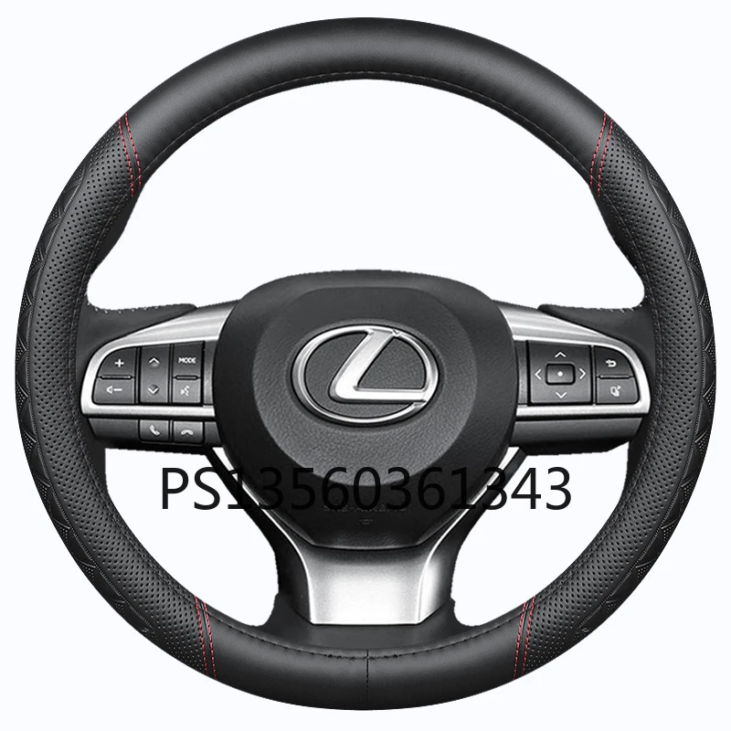 

For Lexus steering wheel cover leather ES200 ES300 RX300 NX IS UX LX LS leather grip cover