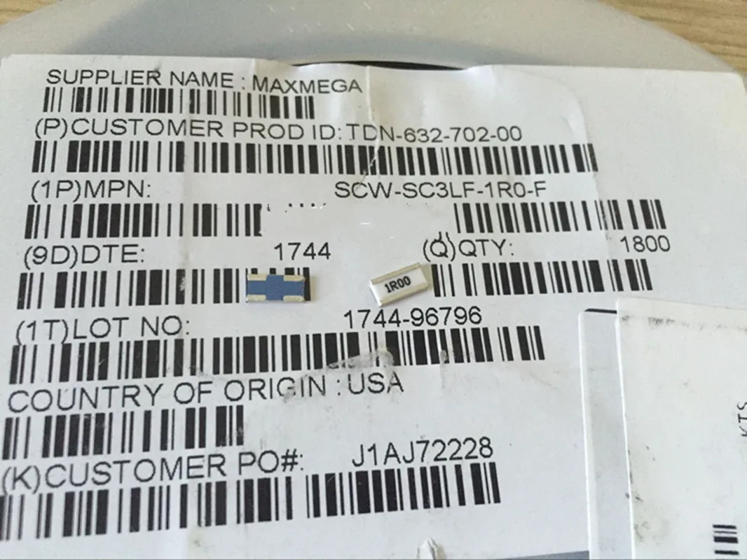 SCW-SC3LF-1R0-F  IRC/TT Inlet reverse resistance 1225-1R0 1ohm 1% 3W