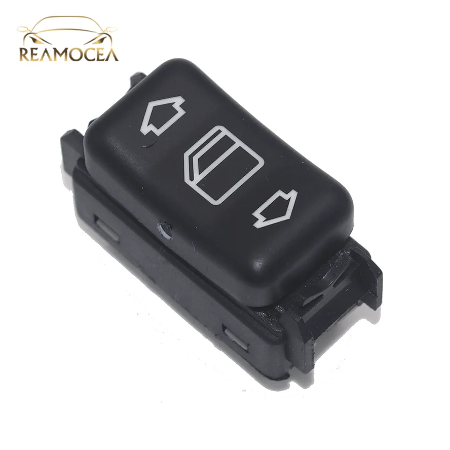 

Reamocea, 1 шт., переключатель управления стеклоподъемником для электромобиля, одна кнопка, переключатель управления стеклоподъемником для Benz E CLASS W124 1248208910 1248209310