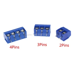 10pcs KF301-5.0-2P KF301-3P Pitch 5.0mm KF301-2P Straight Pin PCB 2 Pin 3 Pin 4Pin Screw Terminal Block Connector