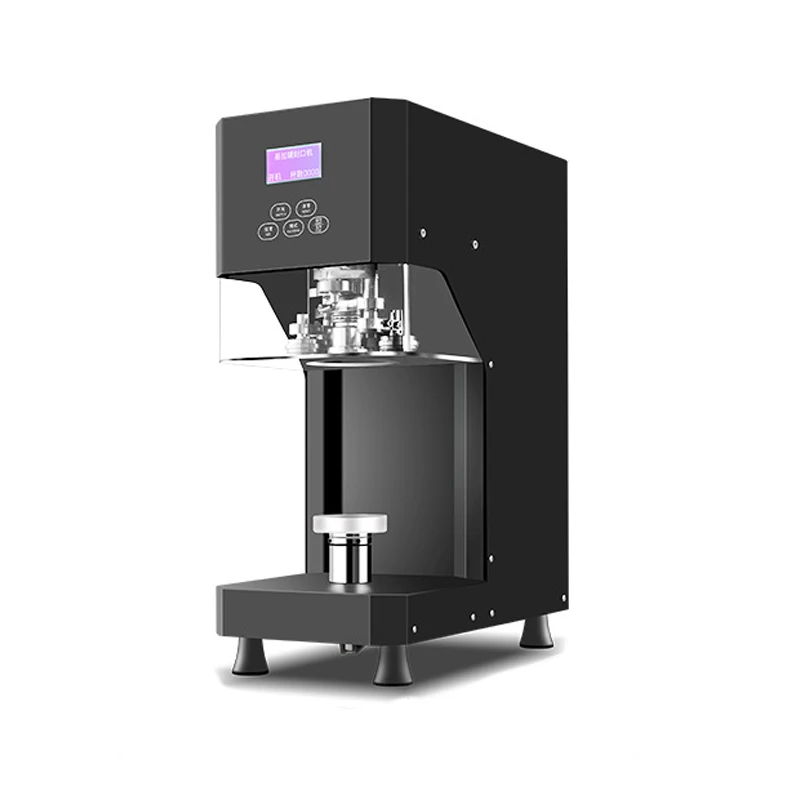 Scelleuse intelligente commerciale 370W, Machine à sceller les canettes de bière, rotative et entièrement automatique