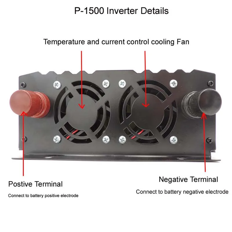 NEW Best Seller 1500Watt/1.5KW 12v110v Pure Sine Wave Single Phase Inverter, Free Shipping