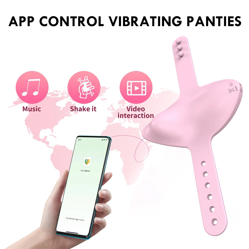 Wearable Vibrating Panties Dildo Sex Toys for Women Bluetooth Vibrator Orgasm Wireless APP Control Vibrators for Couple Sex Shop