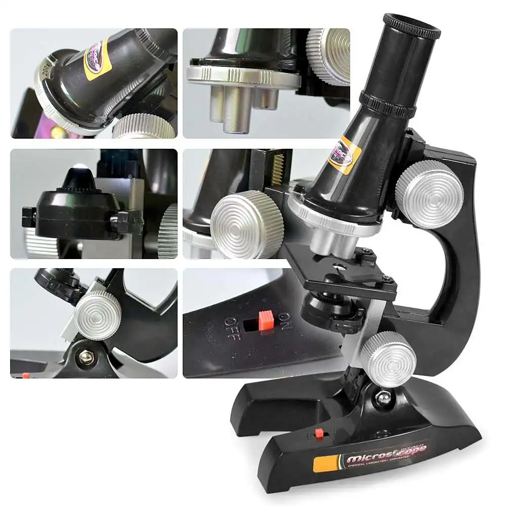 

Holiday Optical microscope Science educational toys Microscope chemical laboratory apparatus Children early Educational toys