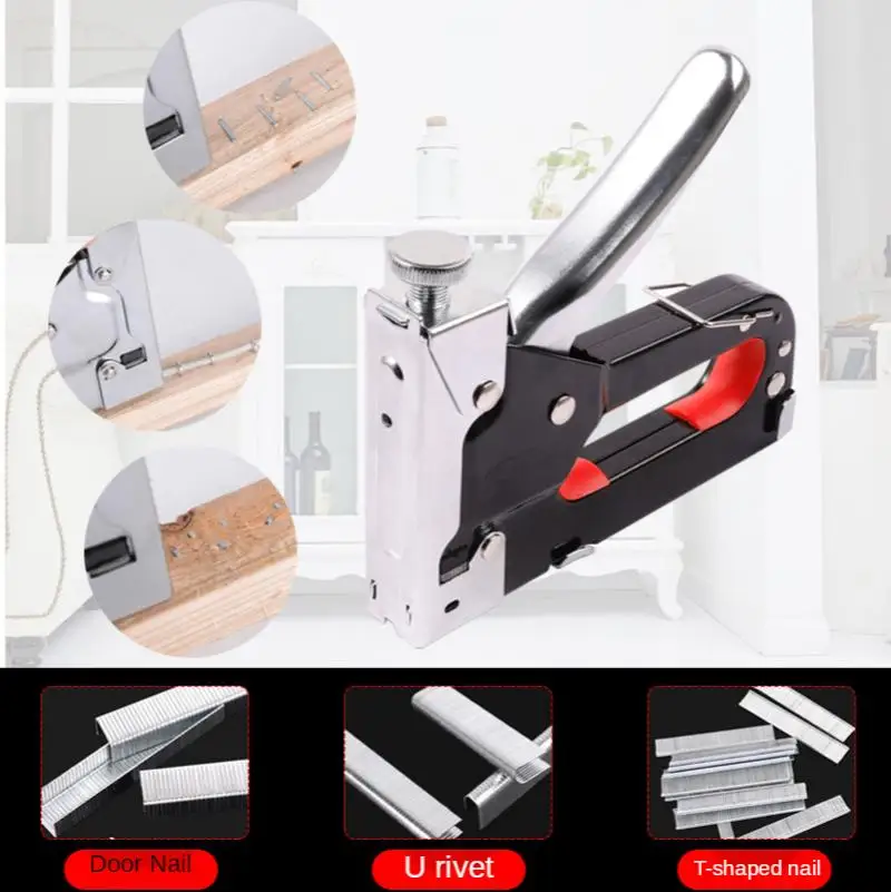 Manual 3 In 1 Nail Gun U T Door Type Multi-Purpose Nail Gun