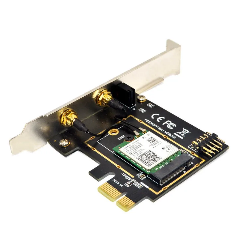 Dual Band 2974Mbps Wifi 6 Intel AX200 PCIe Wireless Wifi Wifi Wifi 2.4G/5Ghz 802.11ac/Axบลูทูธ 5.0 AX200NGWการ์ดเดสก์ท็อปPC