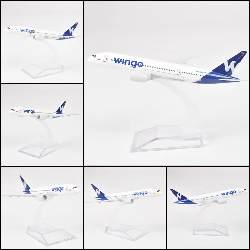 

JASON TUTU 16cm Colombia Wingo Airlines Boeing 787 Plane Model Airplane Model Aircraft Model 1:400 Diecast Metal Drop shipping