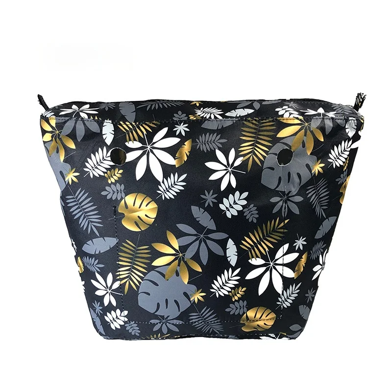 New Floral Border Waterproof Inner Lining Insert Inner Pocket For Classic Mini inserts interior for o bag accessories handbags