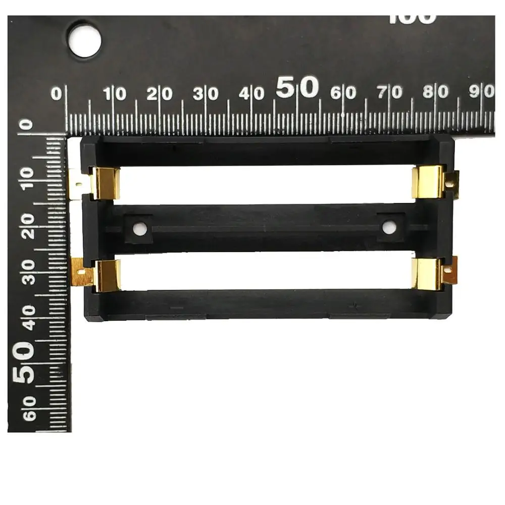 18650 Battery Holder 18650 SMT SMD Battery Box For 1/2 Slot 18650 Batteries With Bronze Pins 18650 Hollow DIY