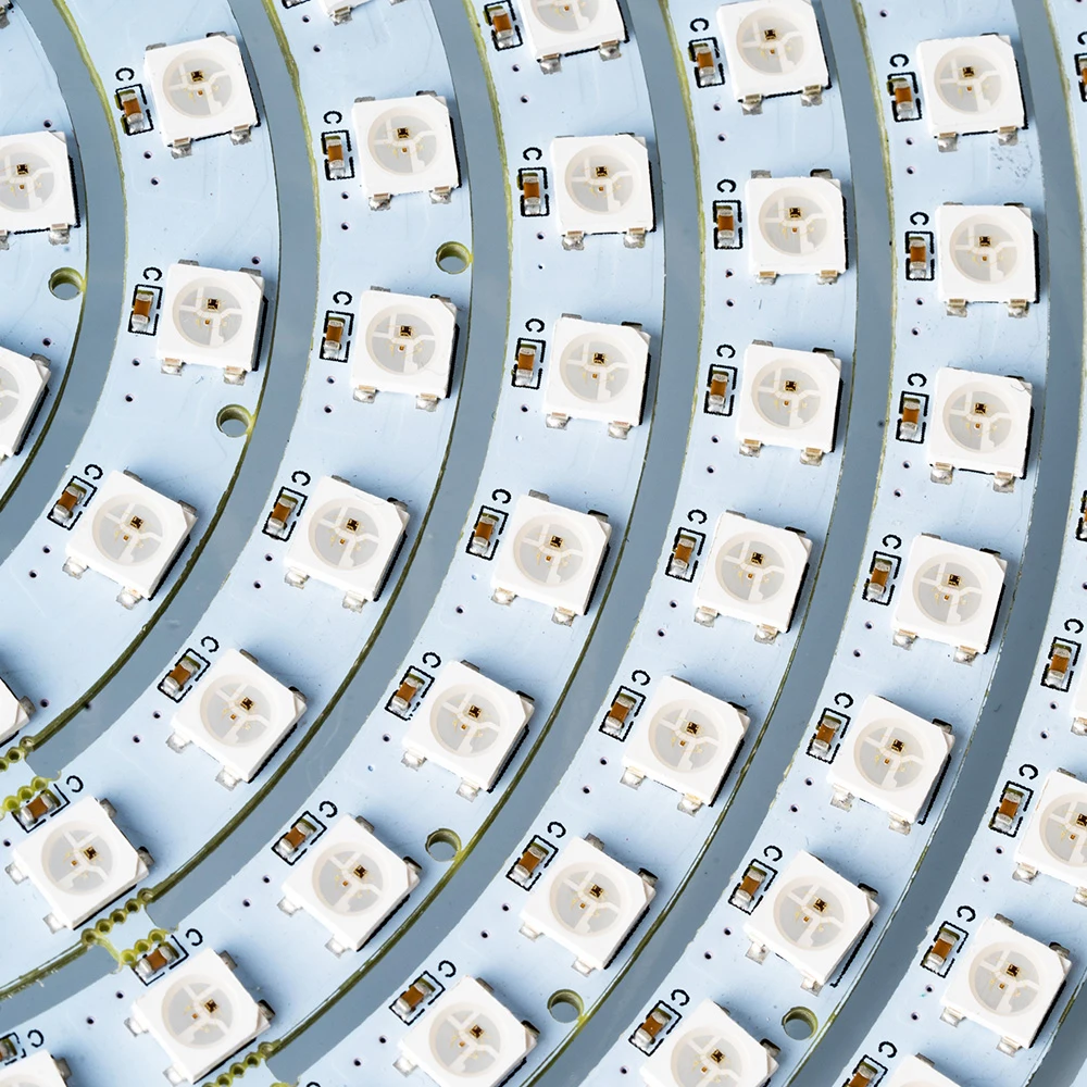 WS2812B Runde Module DIY RGB LED Ring 37 zu 241 Pixel SK6812 WS2812 5050 Kreis Gebaut-in RGB Address LED Ring Arduino DC5V