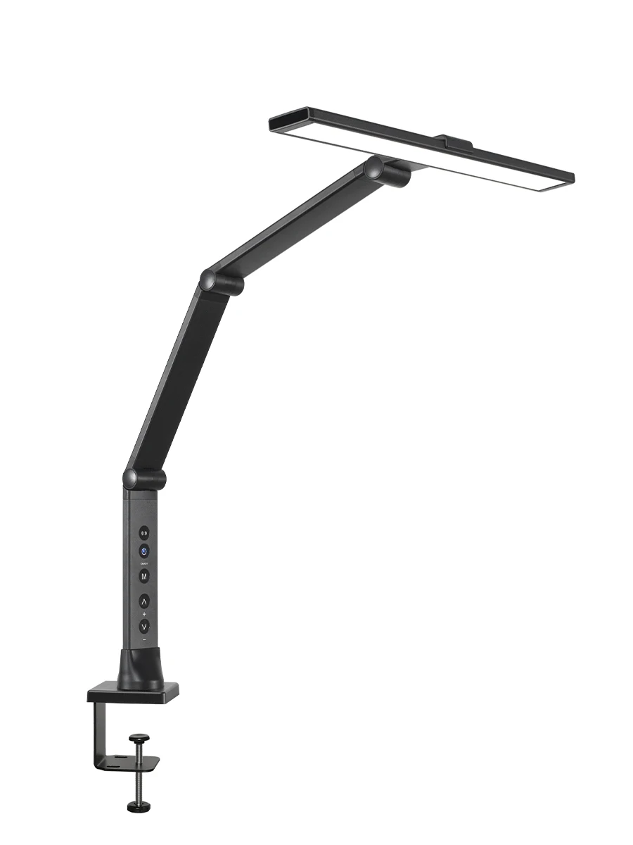 Computer screen hanging lamp LED clip-type eye protection special table lamp long arm work desk office wide range