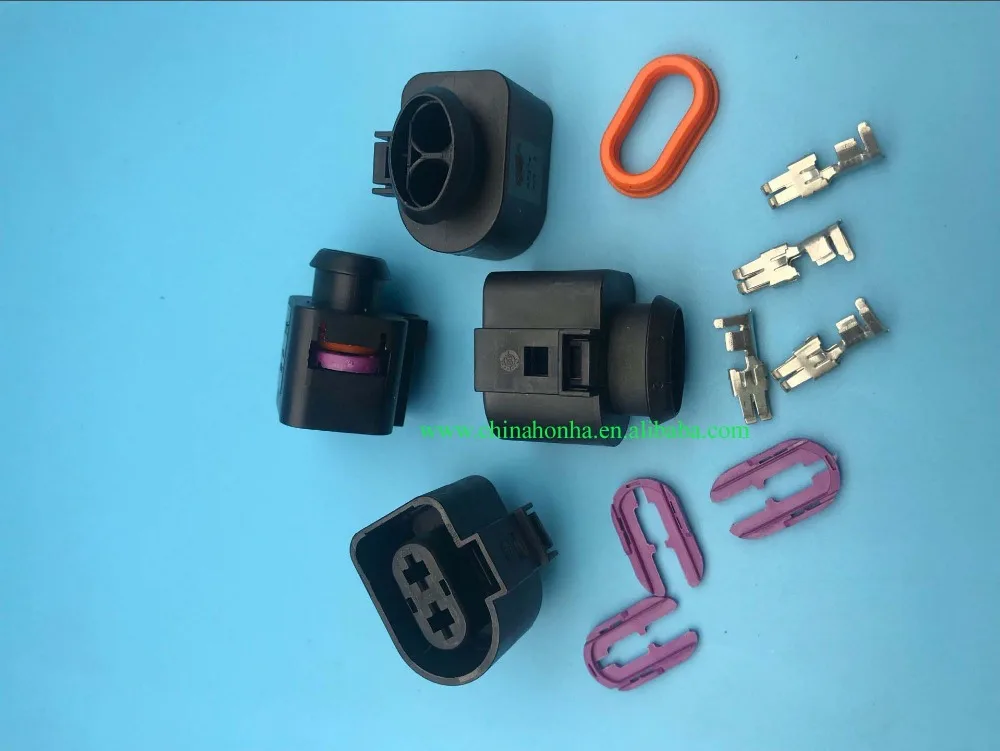 

waterproof High Quality Electric 2pin 6.3series 1J0973752 auto housing plug wiring harness cable housing connector