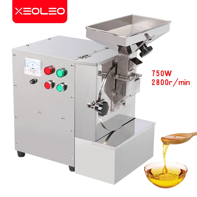 

Xeoleo Almond Milling Machine for Grind Oily Feed Walnuts/Peanuts/Sesame/Bean/Spices Grease Grinding machine 1/2/2.5MM Miller