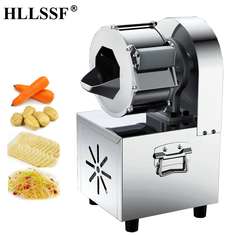 

Vegetable Cutting Machine Electric Slicer Cabbage Chilli Potato Onion Cutter Machine Automatic Vegetable Shredder Machine