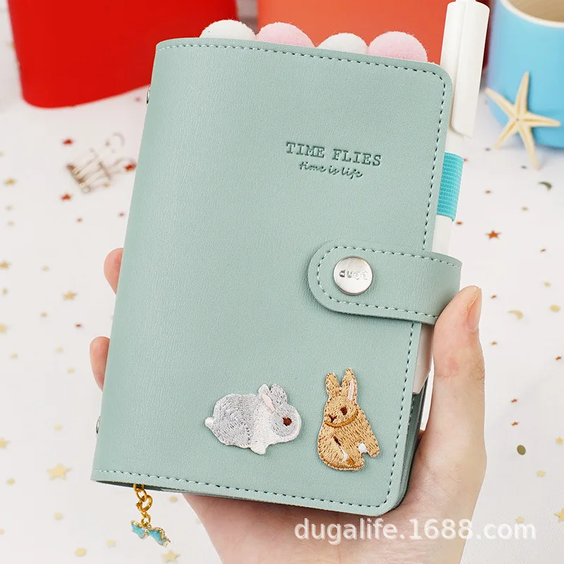 A7 Loose-leaf Hand Account Notebook Student Notebook Plan Book Pocket Book Planner Notebooks Budget Book Moterm Planner