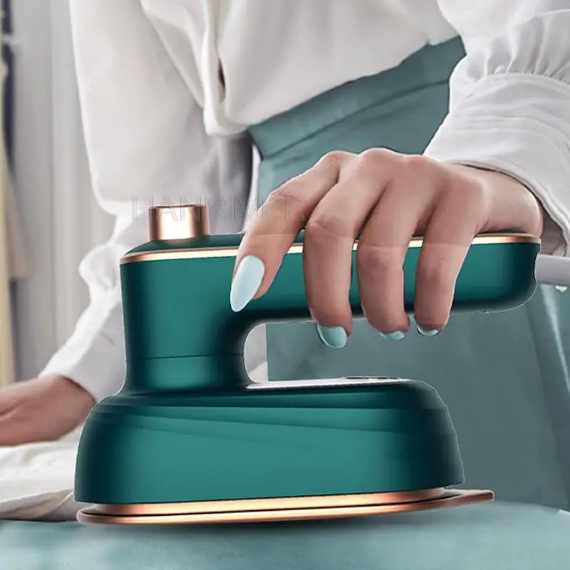 Mesin Setrika Setrika Uap Pemanas Cepat Setrika Uap dengan Bantalan Setrika Silikon untuk Perjalanan Rumah Steamer Mini Genggam