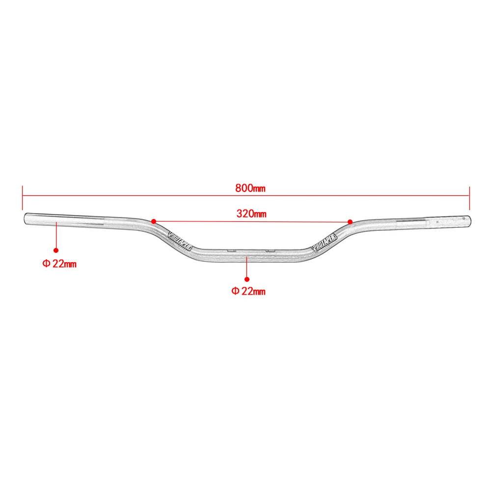 Universal Motorcycle Handlebar Pro Taper 7/8 22mm Dirt Pit Bike CNC Aluminum Alloy Motocross Handle Bar Protaper for Cafe Racer