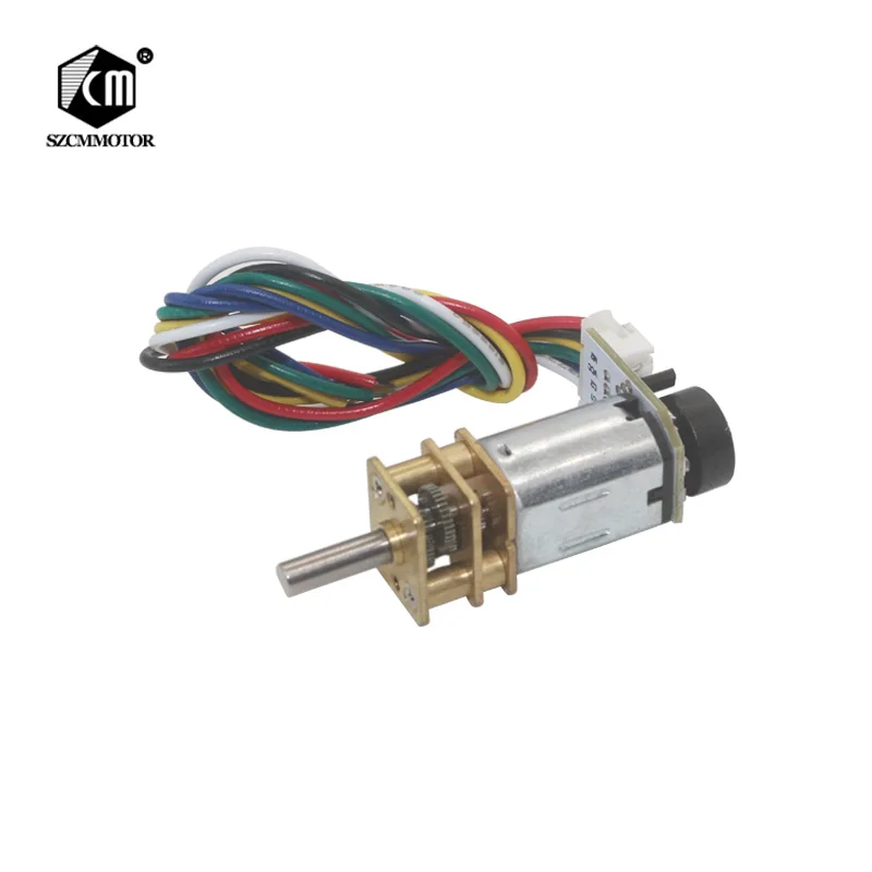 

N20 Micro Encoder Gear Motor DC6V 39RPM to 3000RPM Encoder Motor Reducer Gearmotors DC Geared Motors Top Quality