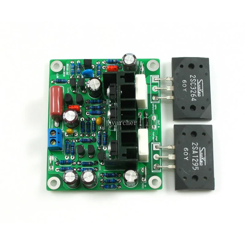 2PCS 2SA1295 2SC3264 Dual-channel Audio Power Amplifier Board 100W*2 HiFi Stereo  Diy Kit Finished  MX50 SE