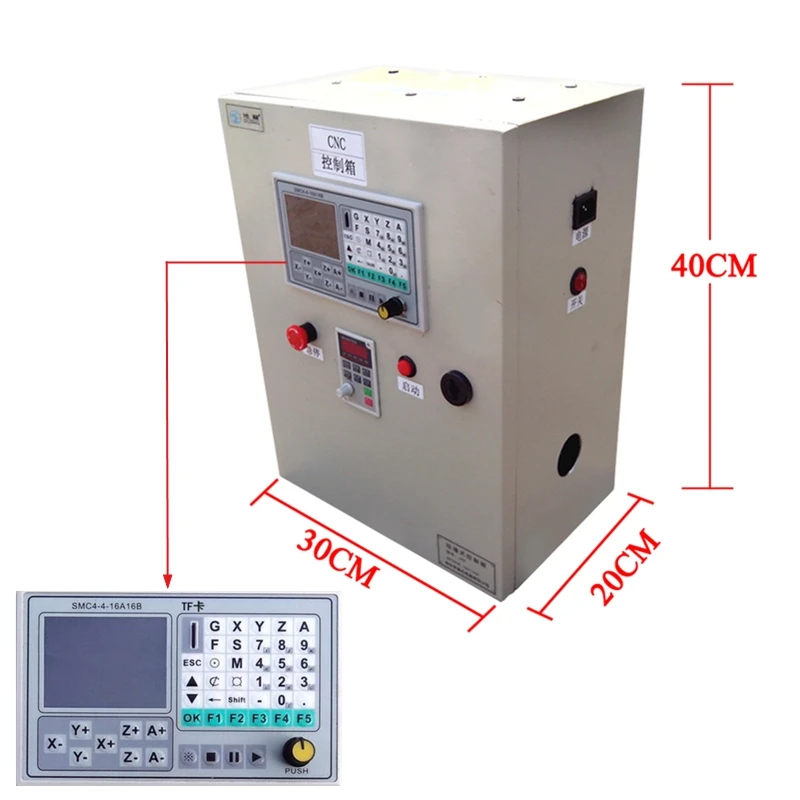 Máquina de grabado Cnc 6040, enrutador de madera de 4 ejes, 2200W, carril de guía lineal 6090, fresado PCB de tallado de Metal, Control sin conexión DSP