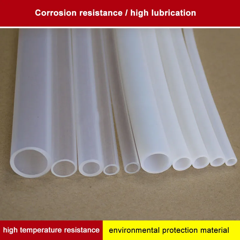 Tubo ptfe transparente isolado resistente à temperatura da tubulação