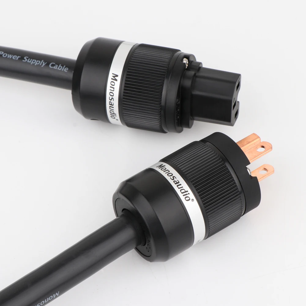 

Monosaudio P901 Multiple Hi-OFC Copper Conductor US Power Cable American Standard AC Supply Wire Audio Video Hifi Power Cord