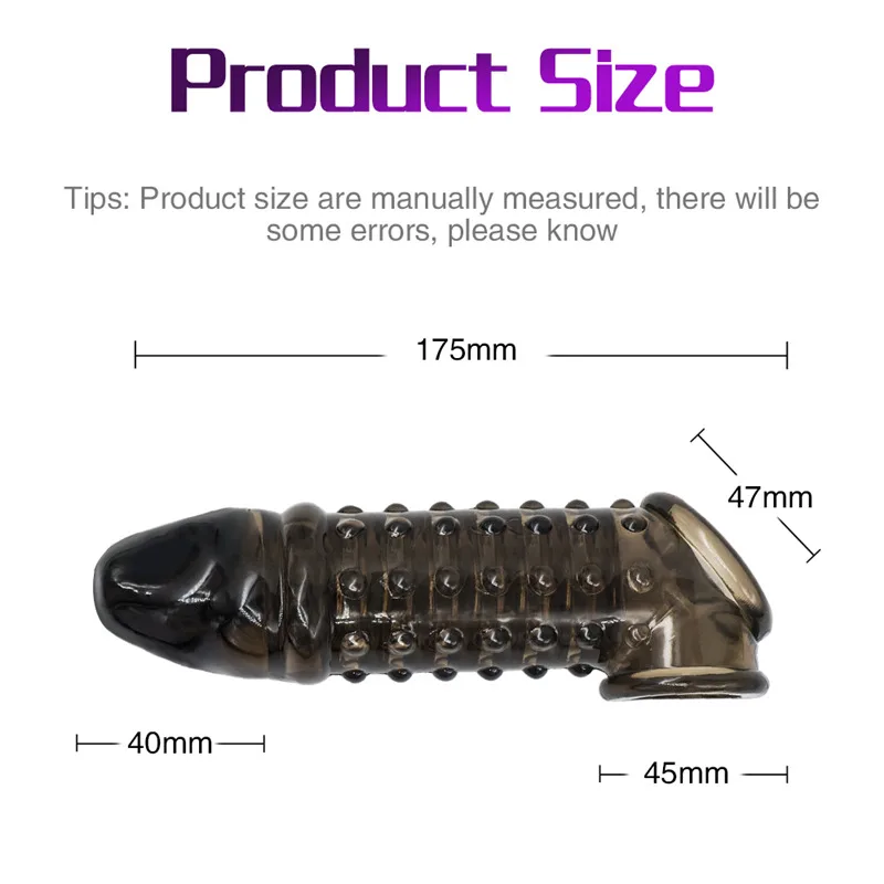 Adult Peni Sleeve Adjustable Silicone Dildo Ring Reusable Condom Peni Extender Delay Lasting Help Erection Sex Toys Shop For Men