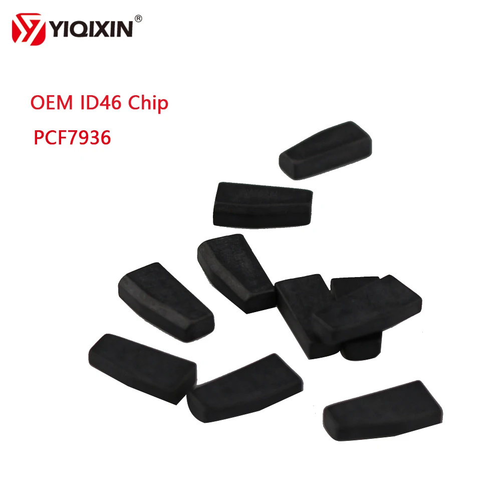 

YIQIXIN 10Pcs/lot Best Price Remote Car Key Chips ID46 PCF7936AS Transponder Chip OEM Blank ID46 Ceramics Chip PCF7936 ID46