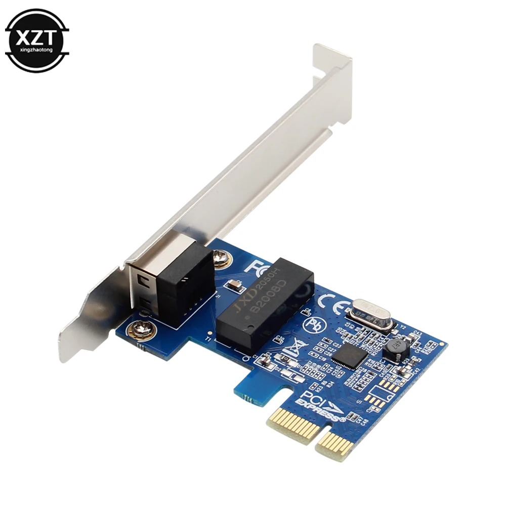 Mini gigabit ethernet pci express pci-e placa de rede 10/100/1000m RJ-45 rj45 wifi lan adaptador conversor controlador de rede