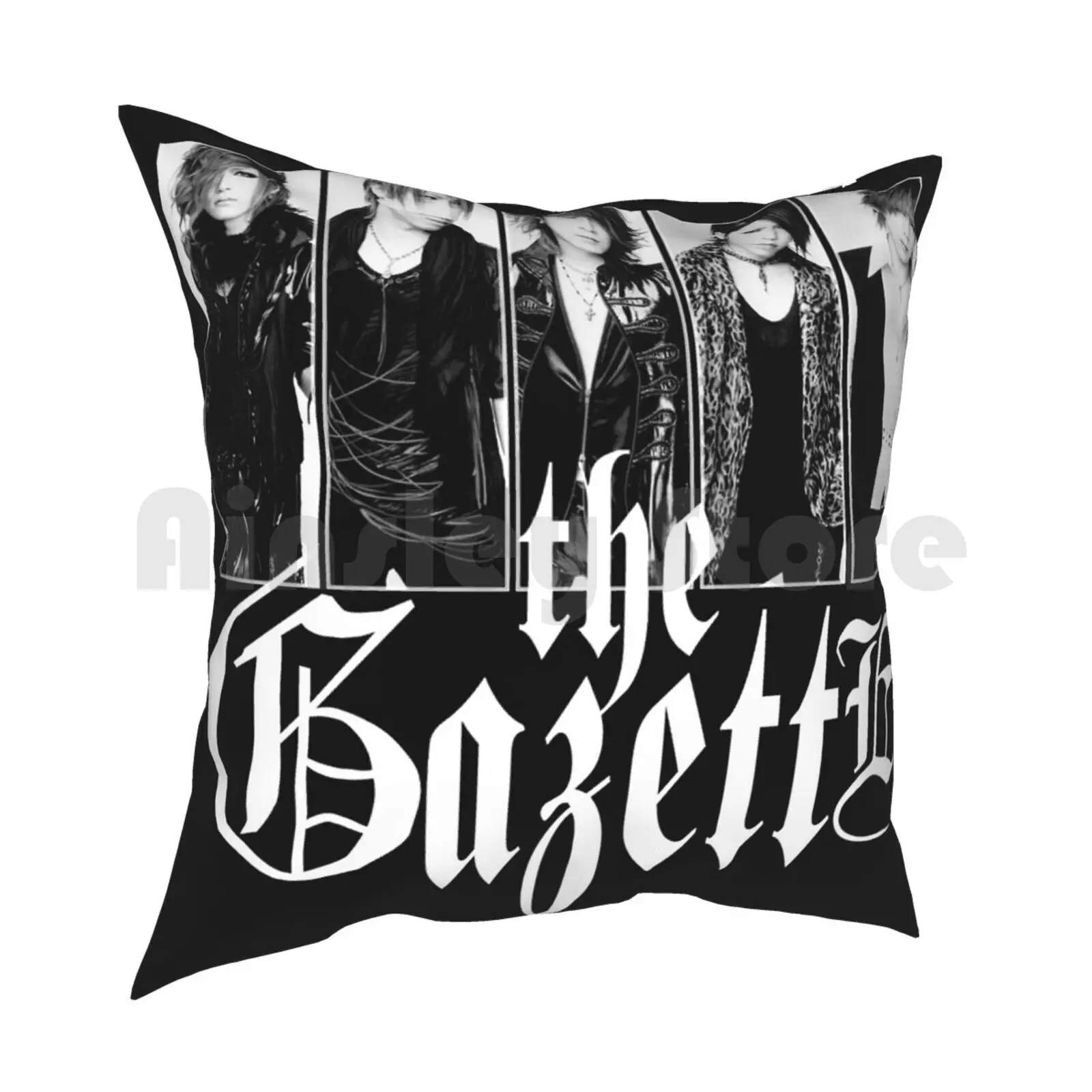 Gambar Gazette Pillow Case Printed Home Soft Throw Pillow Music Tour Cover Japan Like Band Metal Singer Album It More Us