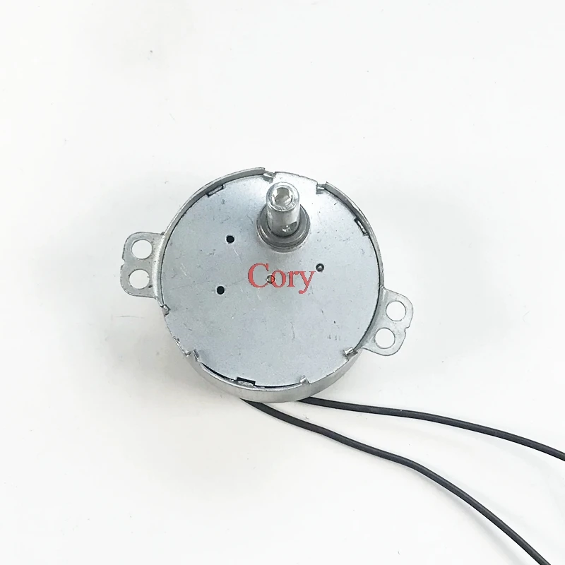 1PC Electric Fan Part AC 220V 3-4W 5RMP 2.5RMP 30RPM 33RMP 50Hz Motor TYD49 7MM Drive Shaft 16MM Length 49mm Diameter