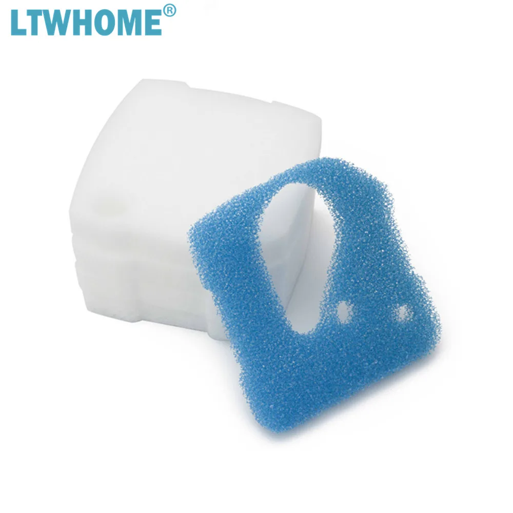 LTWHOME Coarse and Fine Filter Pads Fit for Eheim 2617710 Pro 4 250, 250T, 350, 350T, 600 and Pro 4e 350