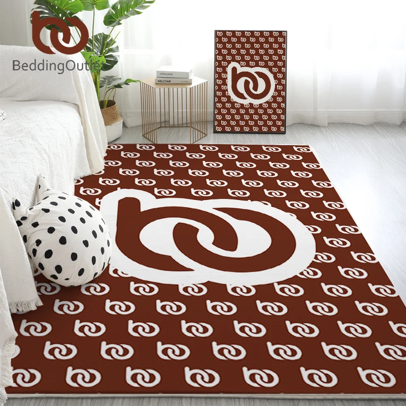 BeddingOutlet Customized Large Carpet POD Print on Demand Bedroom Floor Mat Custom Made Living Room Center Rug Dropshipping