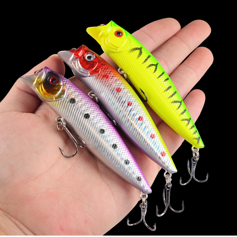 1 قطعة الصيد السحر عالية الجودة 9.2 سنتيمتر/11.5 جرام توبواتر بوبر الطعم 5 الألوان المتاحة باس Crnakbait Wobblers صيد السمك Pesca #6