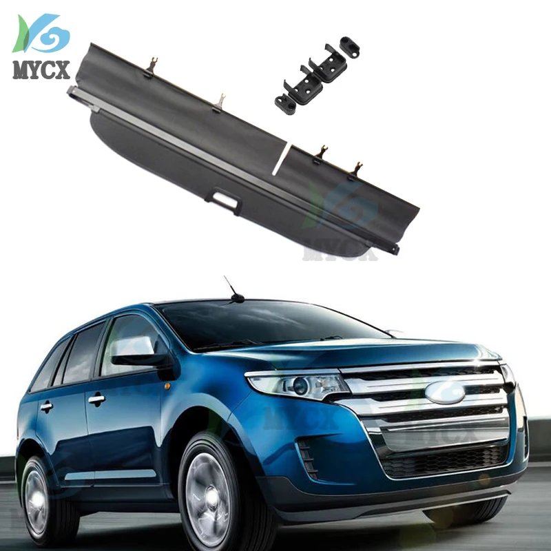 

Rear Cargo Cover For Ford Edge 2009 2010 2011 2012 2013 2014 2015 Electric Switch Tail Door Privacy Trunk Screen Security Shield