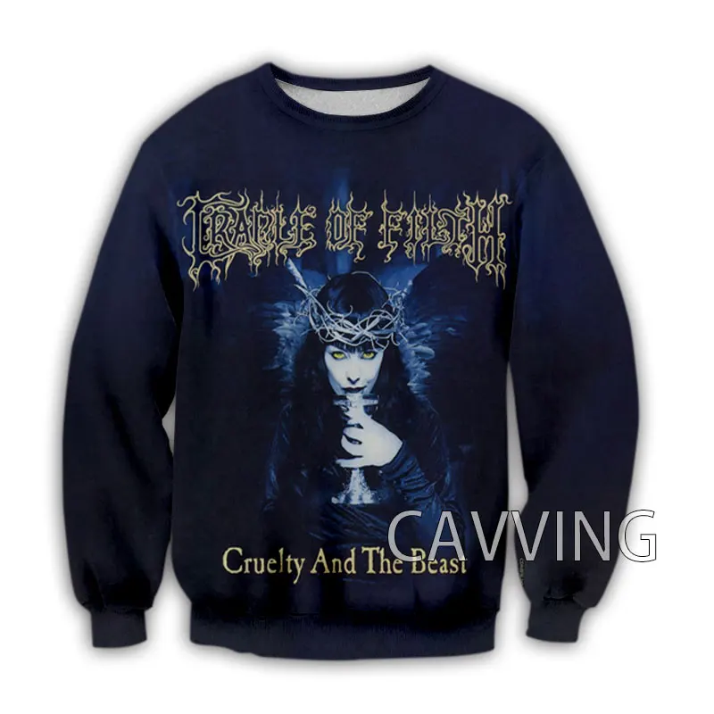 New Fashion Women/Men\'s 3D Print  Cradle of Filth  Crewneck Sweatshirts Harajuku Styles Tops Long Sleeve Sweatshirts