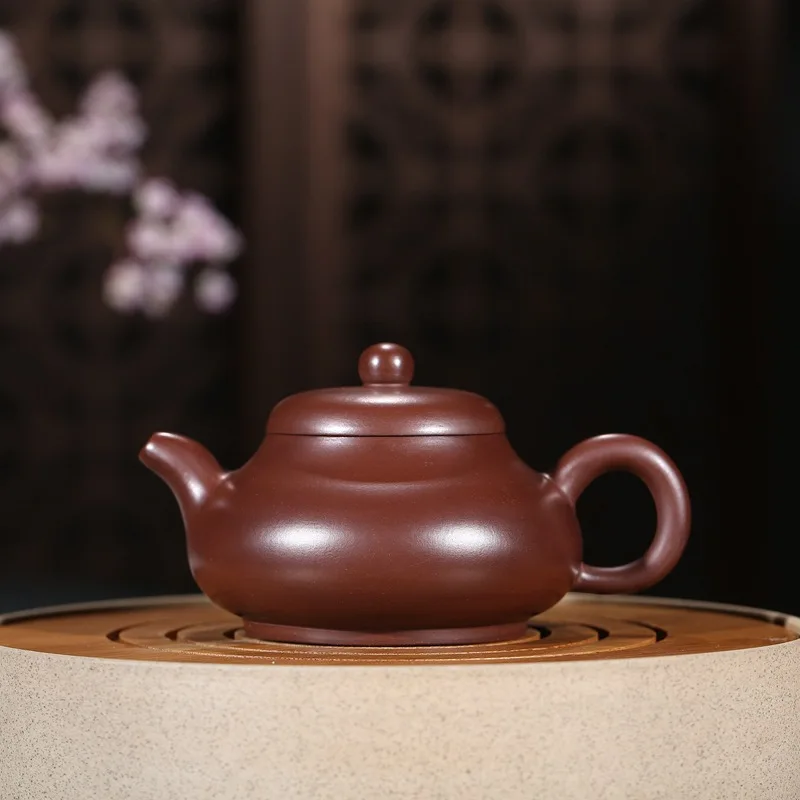 

Wang Chunquan handmade quality large capacity undressed ore zhu mud purple light jade milk pot home of kung fu