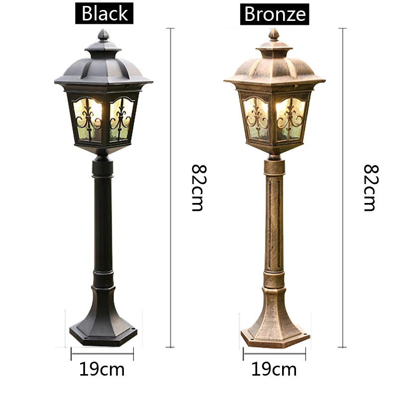 Europe Outdoor Led Lawn Lamp Aluminum Waterproof IP54 80CM Lawn Lamps LED Landscape Light For Garden Yard AC85-265V