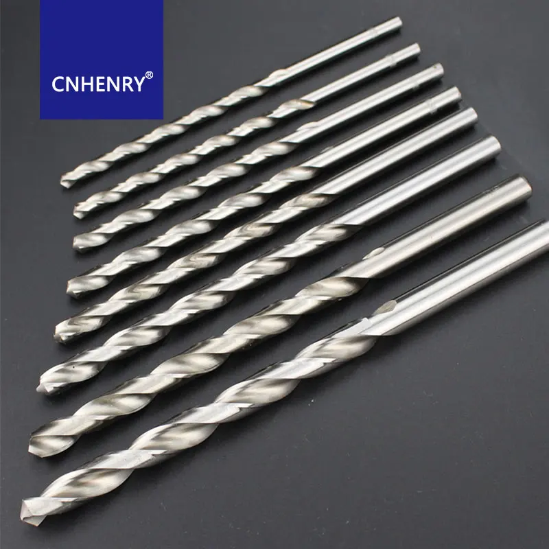 HSS Twist Drill 3mm-16mm Extra Long 160mm 200mm 250mm 300mm Metal Wood Plastic HSS Twist Drill Bit For Wood Plastic Drill