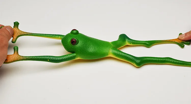 Simulation Frog Model Decoration Creative And Tricky Vent Frog Toy Soft Rubber Fake Frog Tropical Rain Forest Green Frog