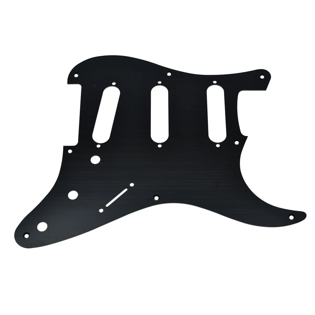 KAISH 8 Hole Metal Aluminum Anodized Vintage Style ST Strat SSS Guitar Pickguard Fits American Fender Strat