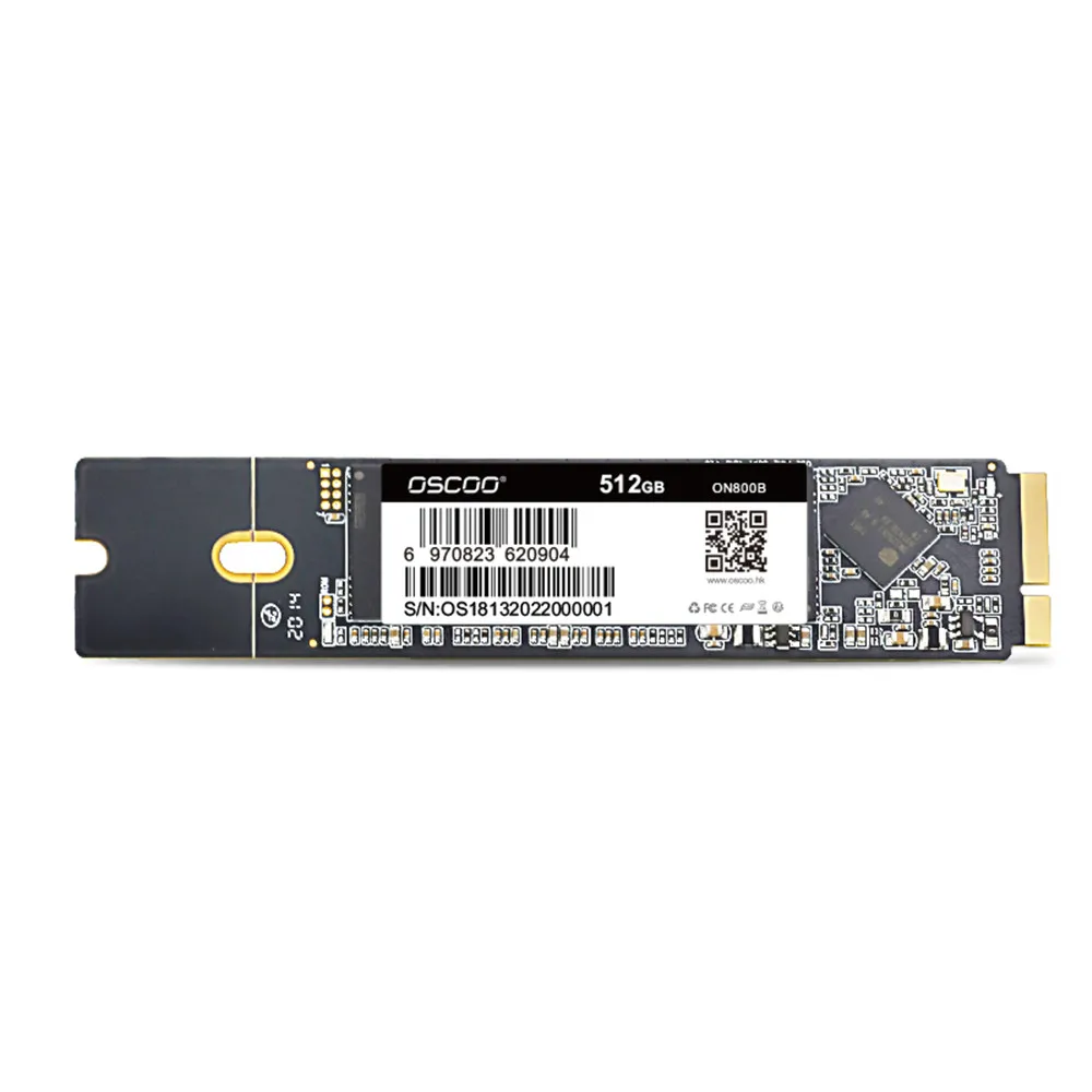 ON800B-disco duro SSD de 1TB, 128GB, 256GB, 512GB para Macbook 2012Air, A1465, A1466, 2012Pro, A1398, A1425, Apple Macbook SSD 3D, TLC, SATA3