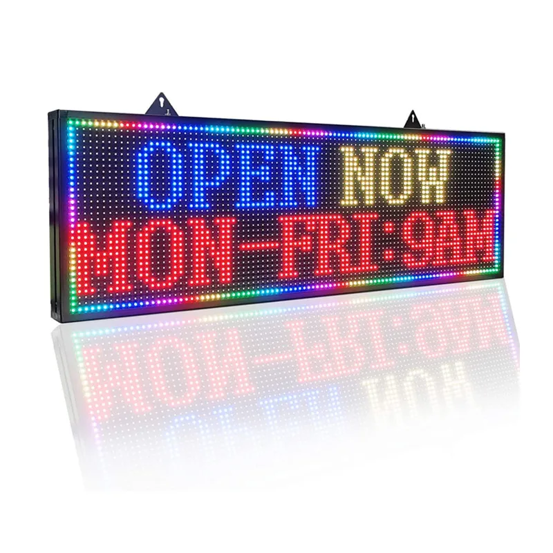 39 "x 14" Programmierbare 7 farben LED Laufschrift Display Zeichen P10 led-panel im freien Bord