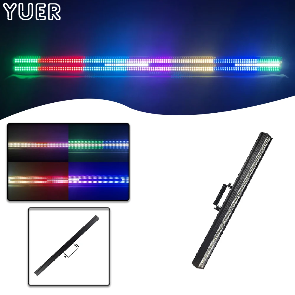 

480X0.3W+240X0.5W RGB Pixel Wall Washer Light Strobe Dyeding Horse Runing Effect Stage Light DMX512 4/13/36/96/105/168CH DJ Bar