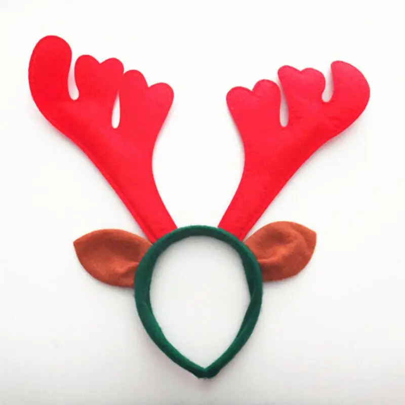 Christmas reindeer antlers jingle bells hair band Deer antler Christmas Decoration headband with ears LX8316