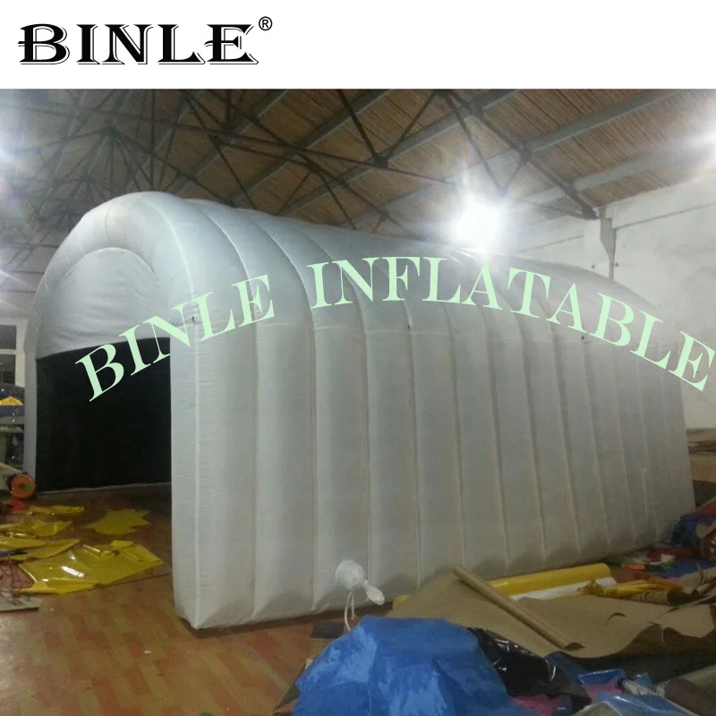 Outdoor grey inflatable tunnel tent,inflatable marquee,large temporary structures building for sale