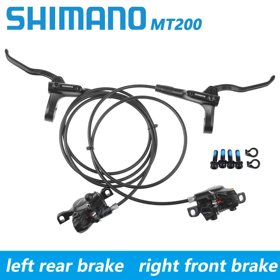 Shimano BR BL MT200 Bicycle Hydraulic Brake 800/1350/1450mm MTB Hydraulic Disc Brake Mountain Bike Upgrade MT315 Bike Parts