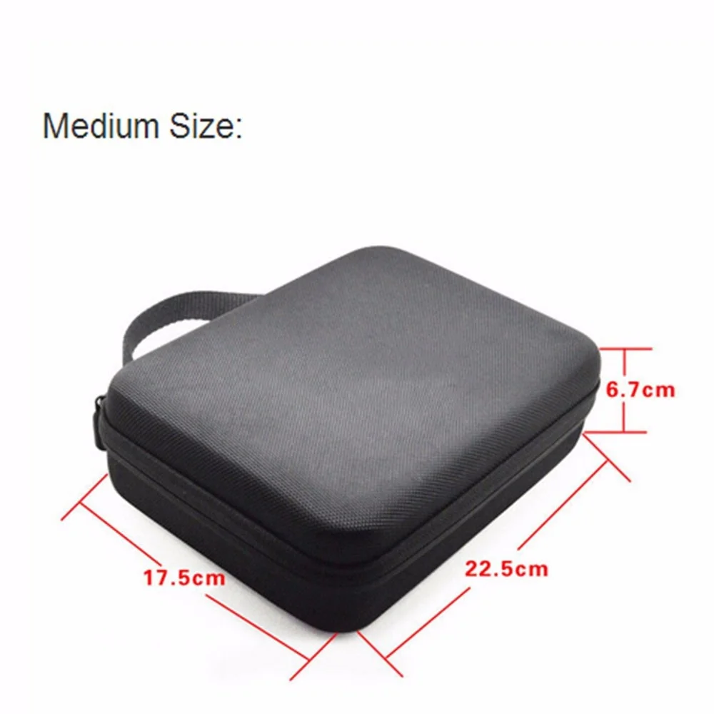 Sport Camera Storage Bag Travel Collection Outdoor Anti-shock Carry Case for Gopro Hero 3+/4 Xiaomi Yi SJ Sport Camera Accessory