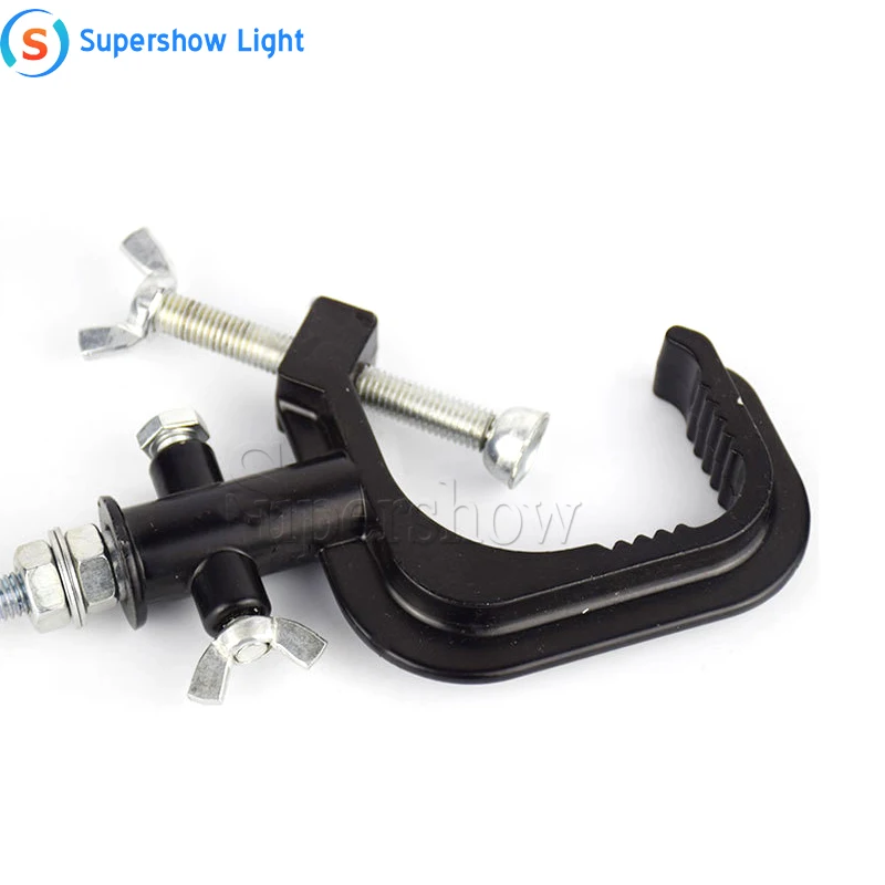 

10pcs/lot Stage Light Hook Aluminium Truss Tigger Clamp LED Moving Head Lights LED Par Hook Style Eye Ring Coupler Pro O-Clamp