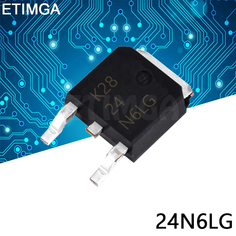 10PCS/LOT 24N6LG N6LG TO-252 Field Effect Transistor SMD SOT-252 For Car computer motherboard